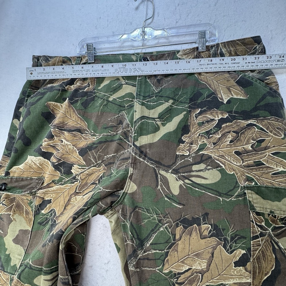 Vintage Y2K Commander Men's 2XL Waist 46-48 Hunting Camo Cargo Pants Adjustable - Picture 7 of 13